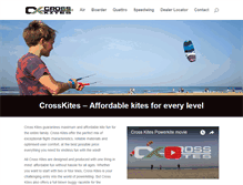 Tablet Screenshot of crosskites.com